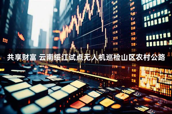 共享财富 云南绥江试点无人机巡检山区农村公路